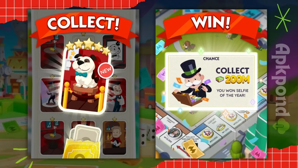 Collect Coins and use unlimited Dice for Win!